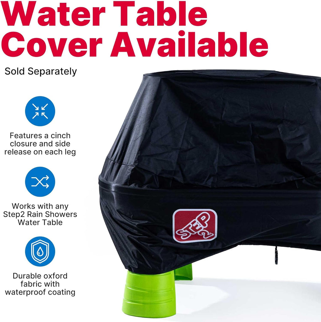 Rain Showers Splash Pond Toddler Water Table, Outdoor Kids Water Sensory Table